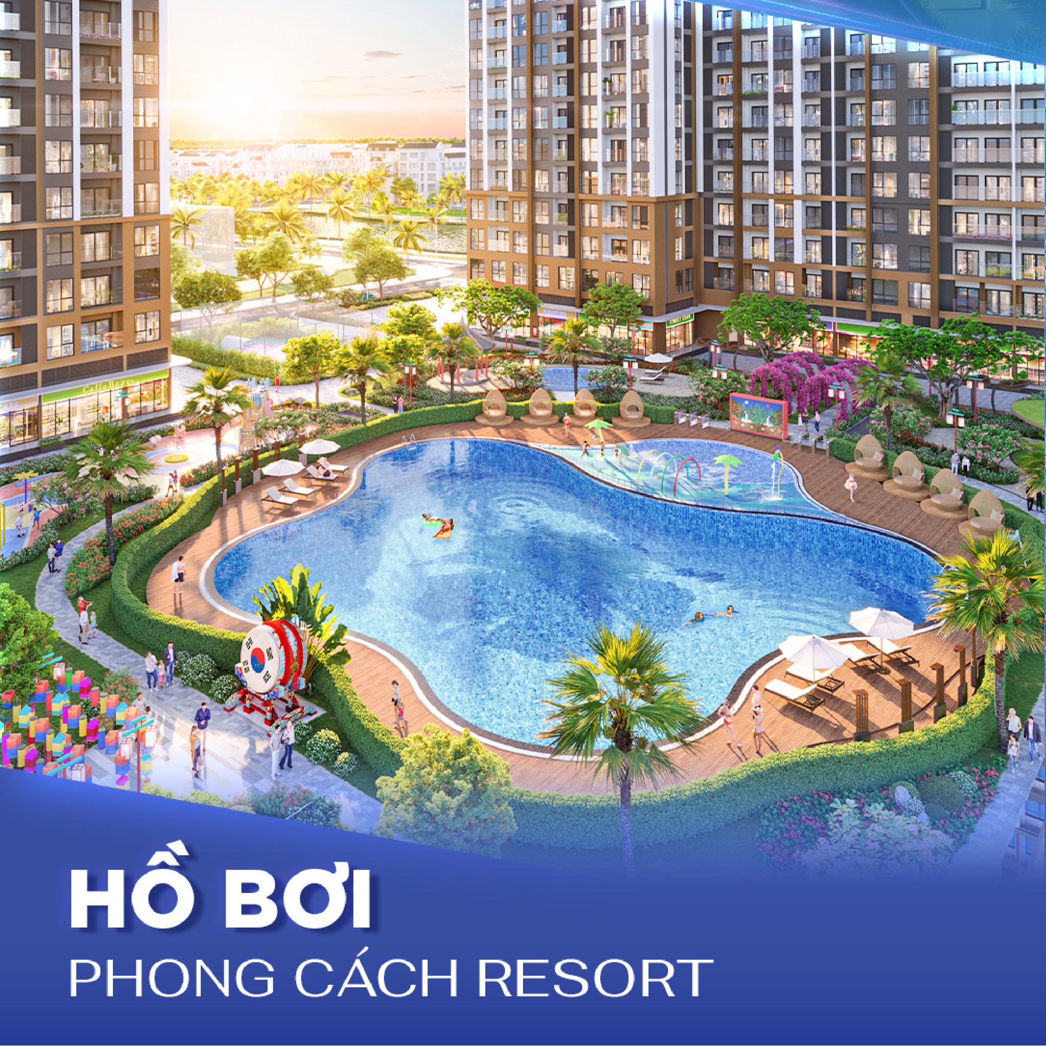 Bể Bơi chuẩn resort